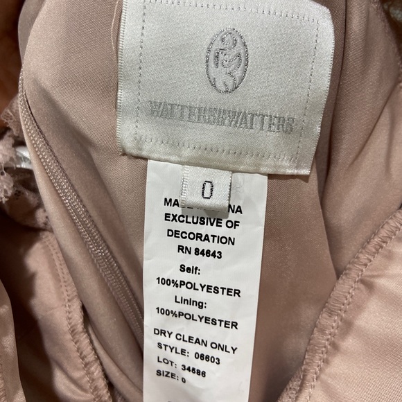 NWT Brielle Bridesmaid Dress. Watters & Watters - Picture 4 of 4